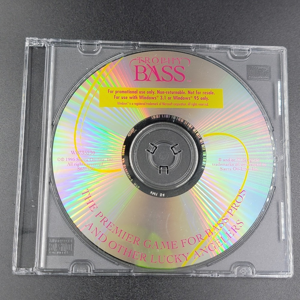Trophy Bass: All American Sports Series (PC, 1999)